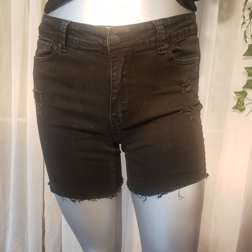 Wanna Better Butt? Black Denim Shorts